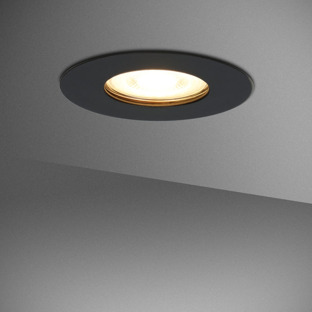 Black Downlight Fitting 80MM