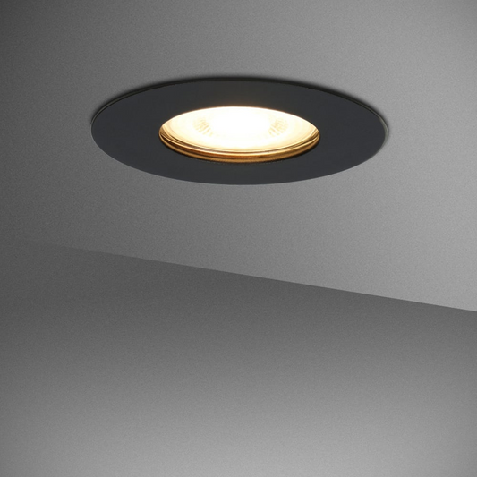 Black Downlight Fitting 80MM