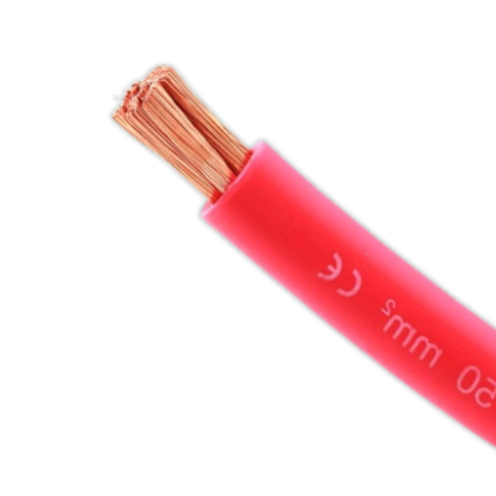 Whitehouse Lighting And Electrical 50MM Red Battery Cable Whitehouse Lighting And Electrical