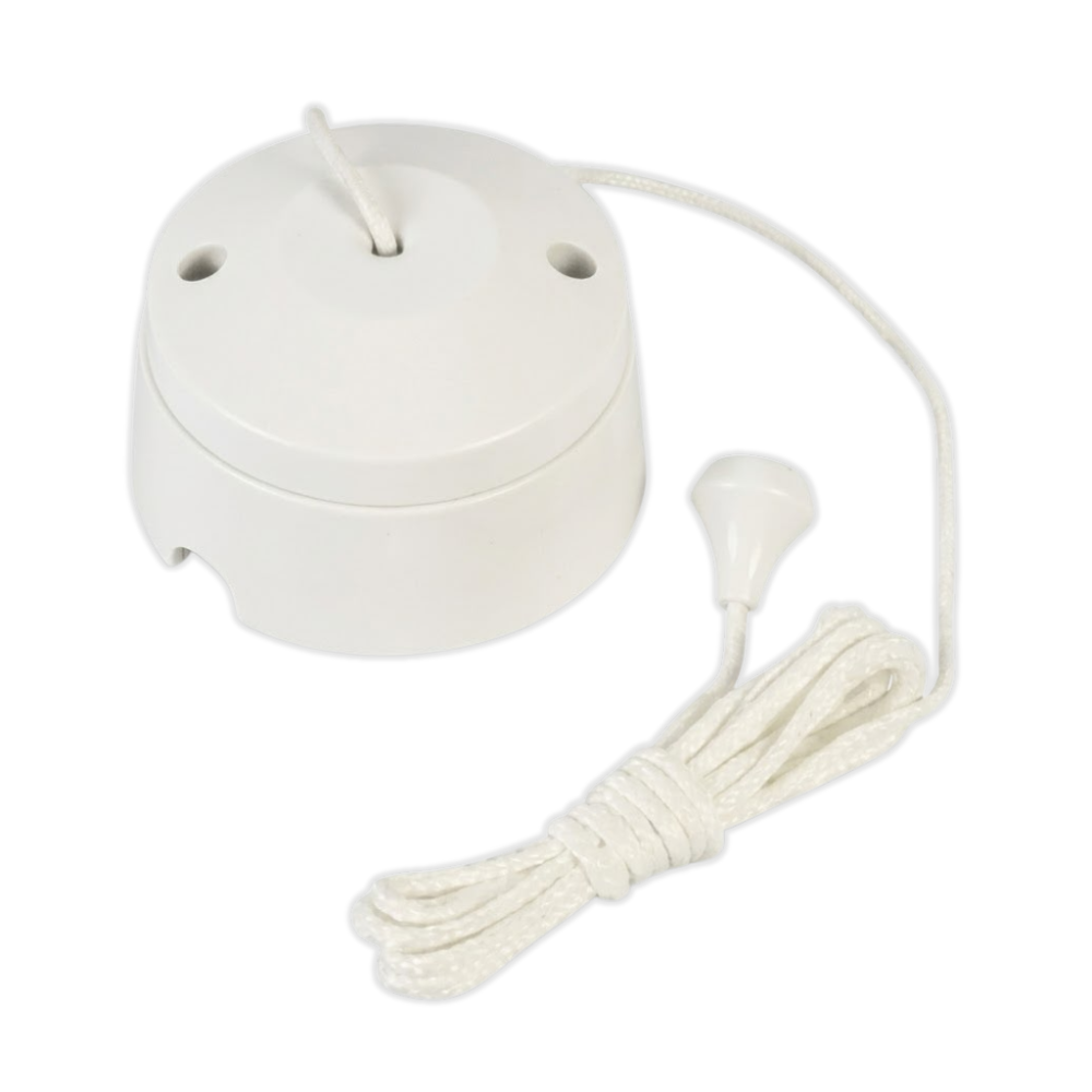 Whitehouse Lighting And Electrical WHL&E Round Ceiling Pull Switch Whitehouse Lighting And Electrical