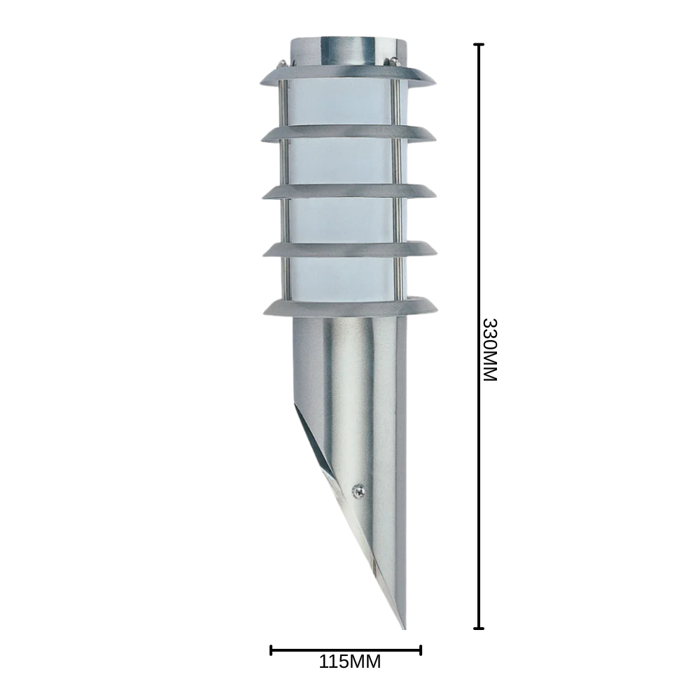 Whitehouse Lighting And Electrical Starlit 8200 Stainless Steel Wall Lamp Starlit