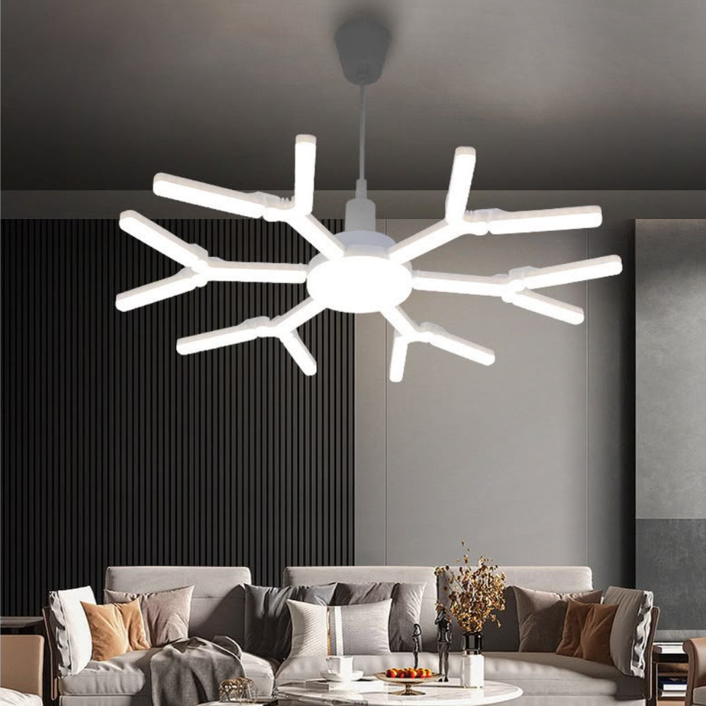 Whitehouse Lighting And Electrical Snowflake 100W LED Hex Light E27 6000K Whitehouse Lighting And Electrical
