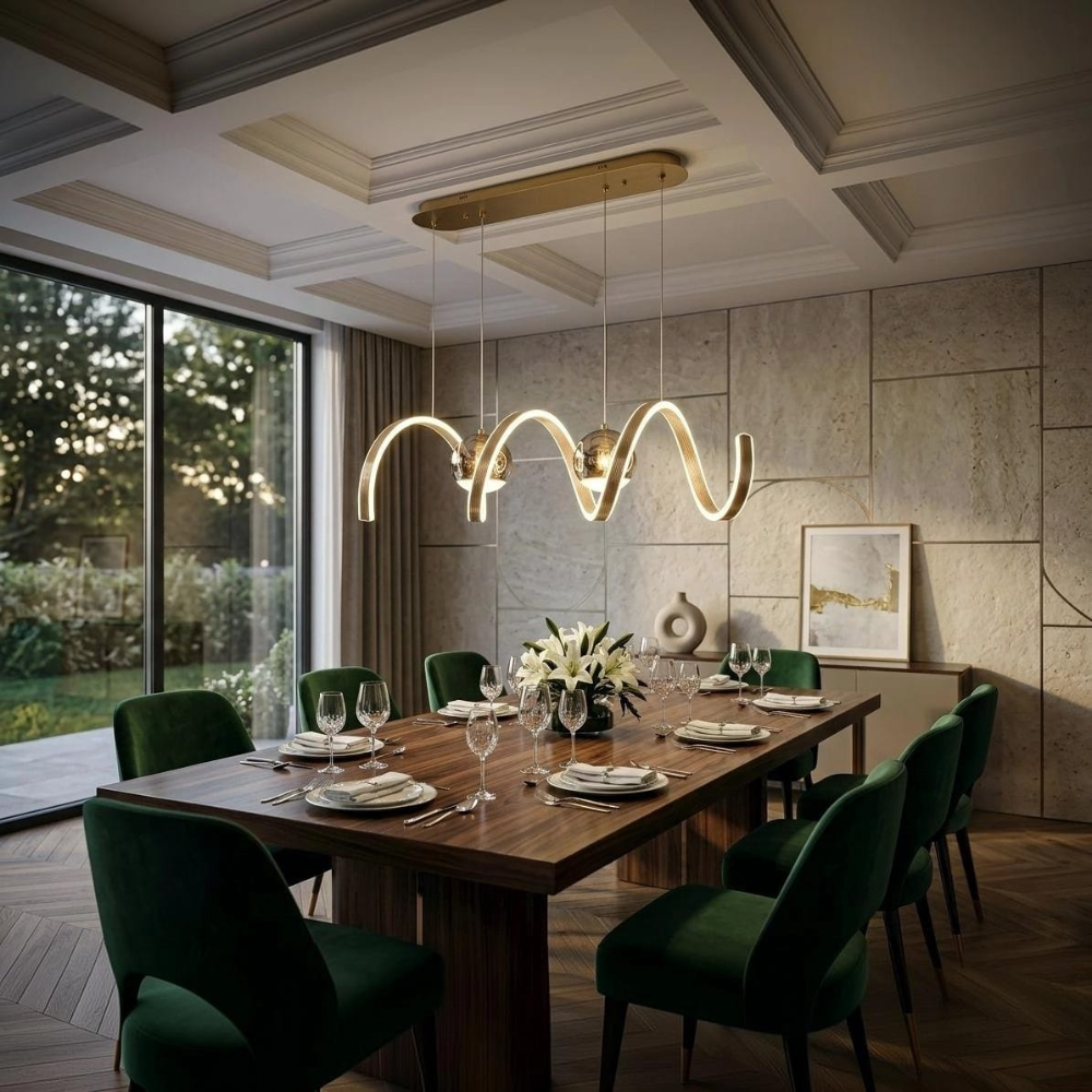 Whitehouse Lighting And Electrical CNGR 07741 Gold LED Pendant CCT CNGR