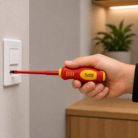 Flash VDE Insulated Flat Slotted 0.5x3.0x75mm Screwdriver alternate product view