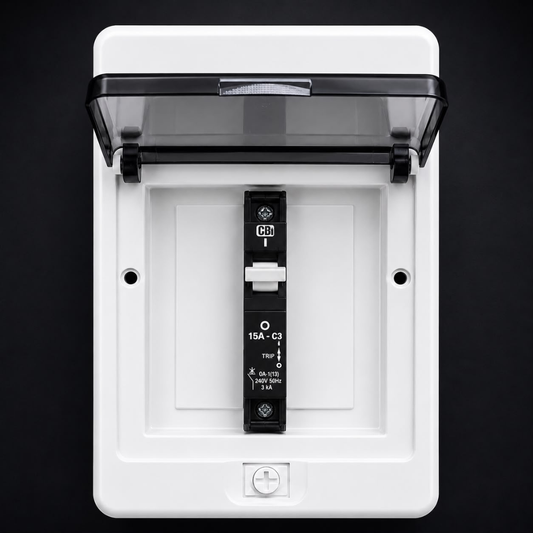 Whitehouse Lighting And Electrical CBI 15A 1 Pole 3kA Samite Circuit Breaker CBI