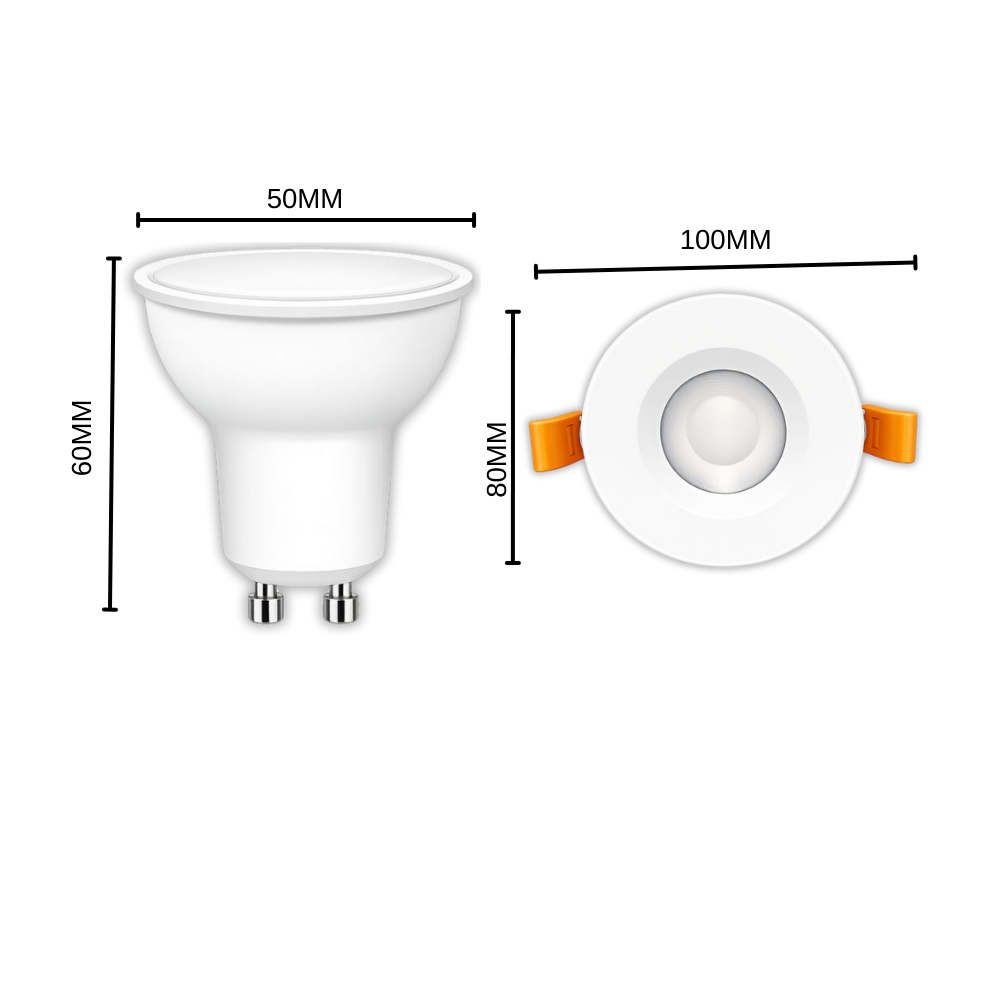 Whitehouse Lighting And Electrical LED Basic 3W 3-In-1 Downlight Kit (30 Piece Value Pack) LED Basic