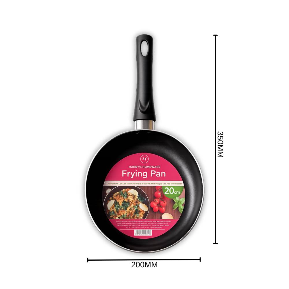 Whitehouse Lighting And Electrical Harry's Homeware Aluminium Non – Stick Frying Pan – 20cm (Blue) Harry's Homeware