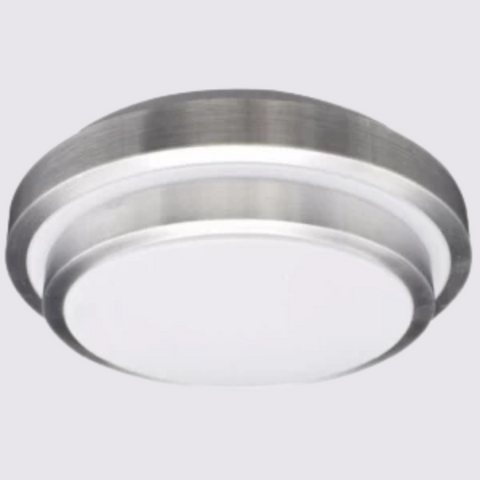 18W LED Round Silver Ceiling Light 6500K