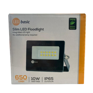LED Basic 10W 650lm Outdoor Floodlight