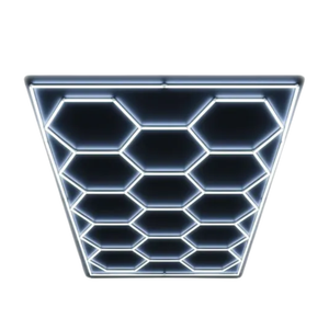 WHL&E 14 Hexagonal Honeycomb LED Ceiling Light