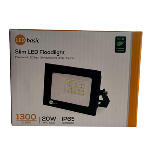 LED Basic 20W 1300lm Outdoor Floodlight
