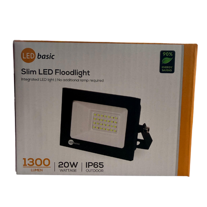 Whitehouse Lighting And Electrical LED Basic 20W-1300Lm Outdoor Floodlight  LED Basic