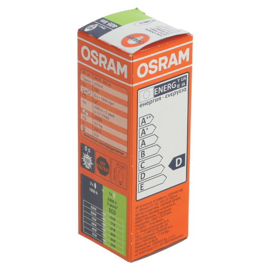Osram 30W E14 Halogen Bulb product image on white background