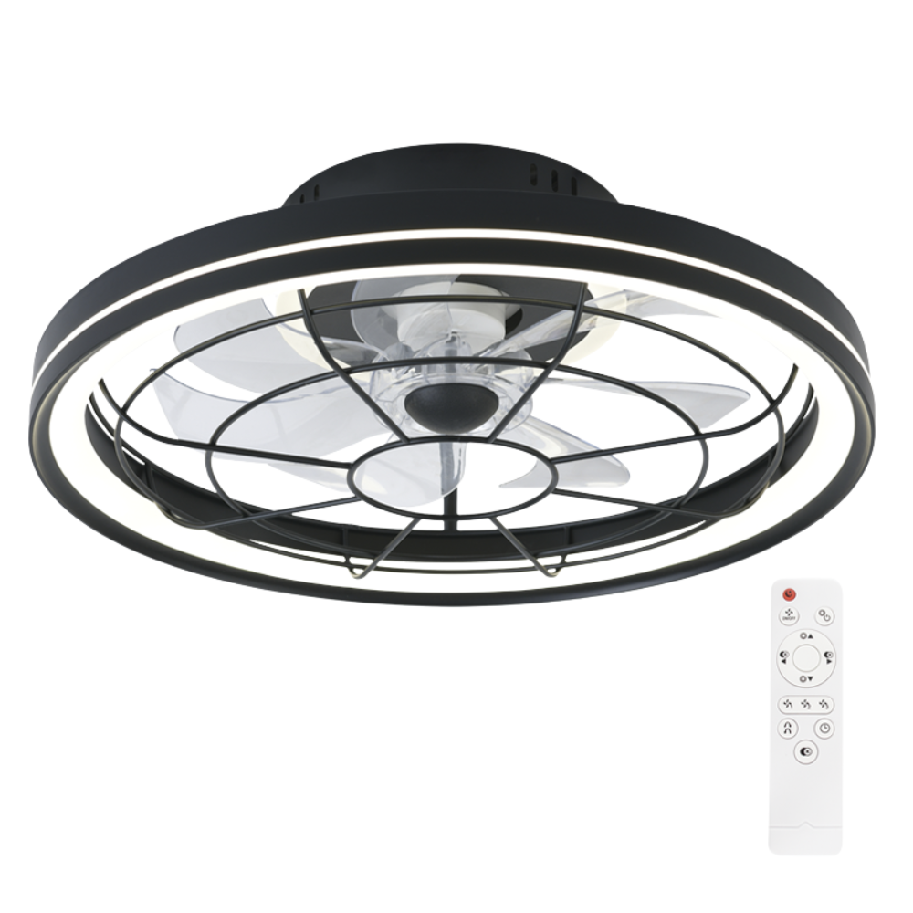 Brightstar FCF020 Black Fan Light