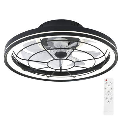 Brightstar FCF020 Black Fan Light