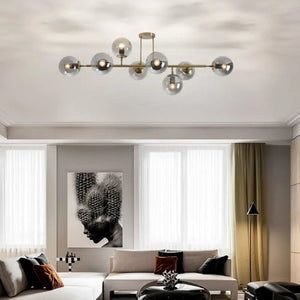 Brightstar CF562/8 Pendants Satin Gold Ceiling Light