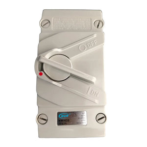NUR NWI633 63A 3 Pole WP Isolator Switch