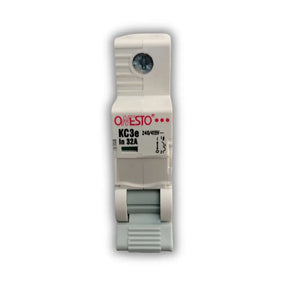 Onesto 32A 1 Pole 3kA Toggle Grey Circuit Breaker