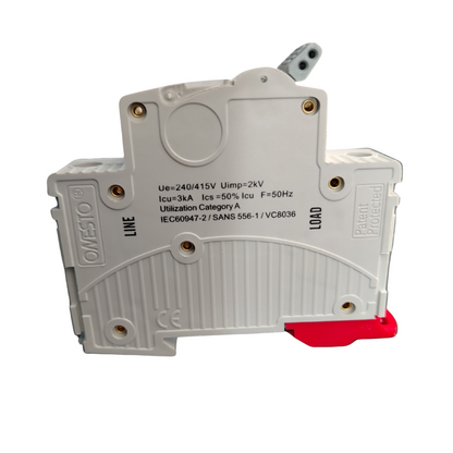 Onesto 32A 1P 3kA MCB Grey Toggle