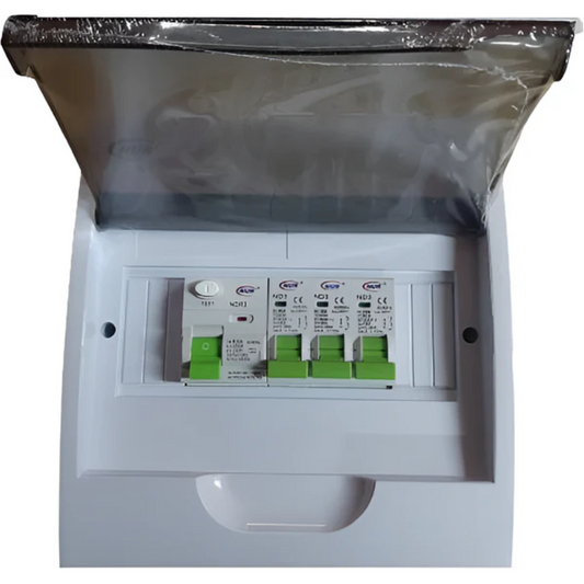 NUR 8 Way Surface Complete Distribution Board