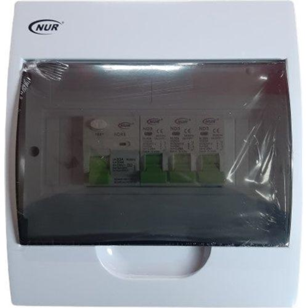 NUR 8 Way Surface Complete Distribution Board
