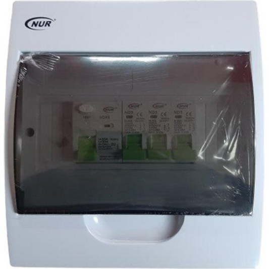 NUR 8 Way Surface Complete Distribution Board