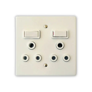 Crabtree 4x4 Double Socket