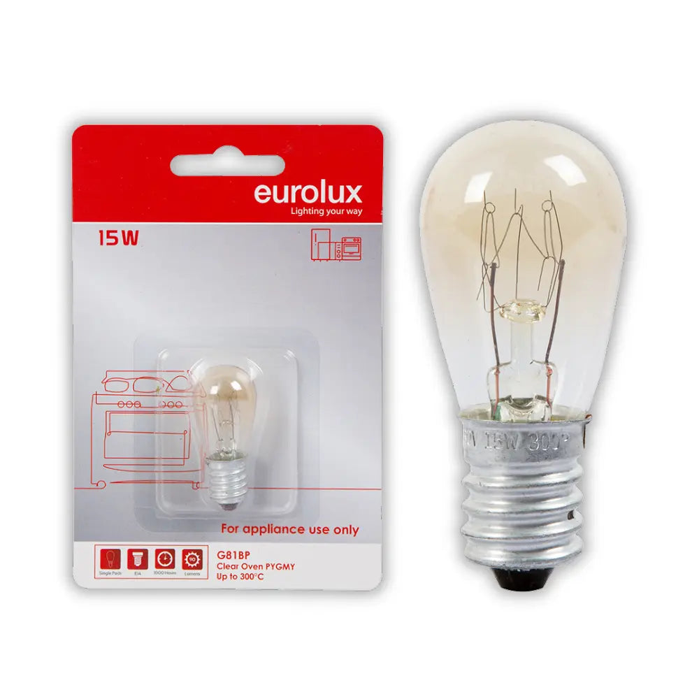 Eurolux 15W Pygmy Oven Lamp E14 2700K - Whitehouse Lighting And Electrical