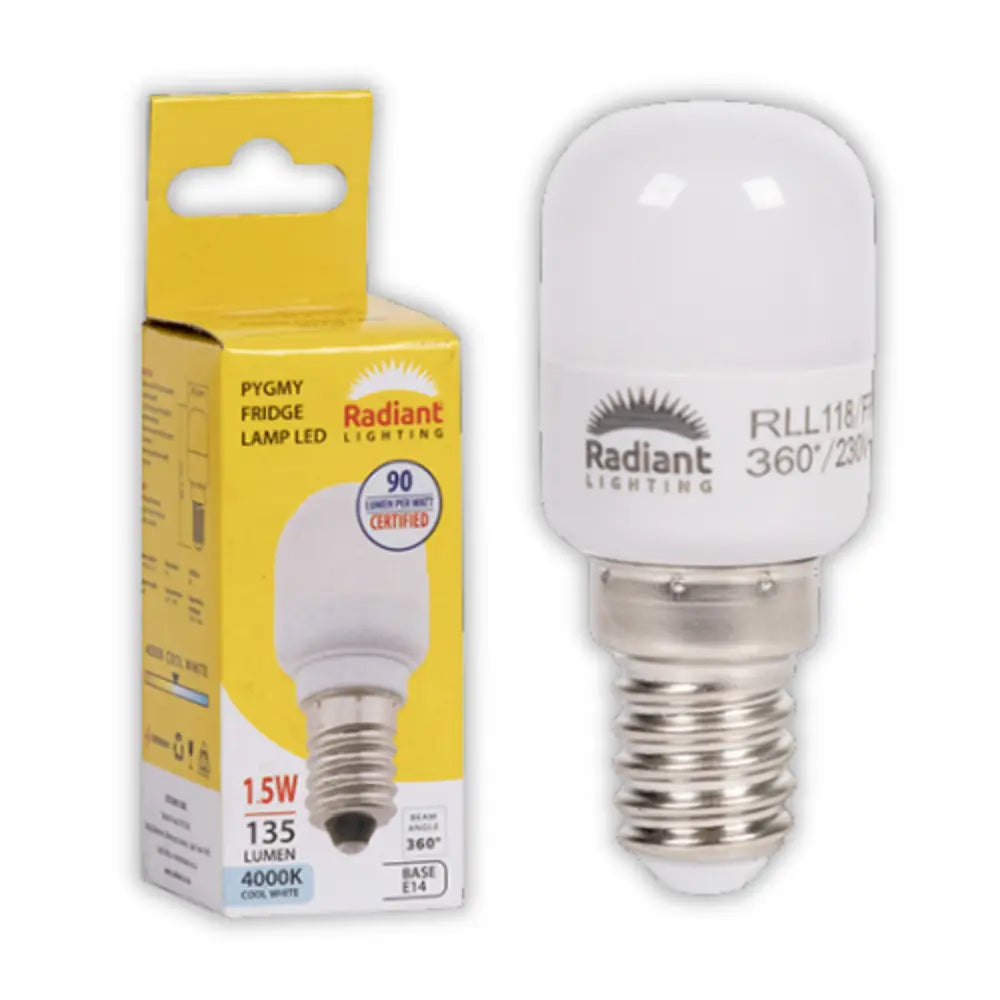 Radiant 1.5W LED Pygmy E14 4000K - Whitehouse Lighting And Electrical