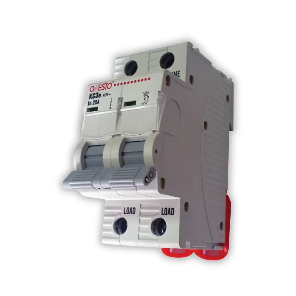 Onesto 32A 2P 3KA MCB Grey Toggle - Whitehouse Lighting And Electrical