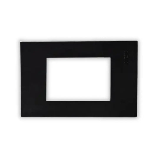 Whitehouse Lighting And Electrical Onesto 4x2 3Lever Yoke Vertical Black  Onesto