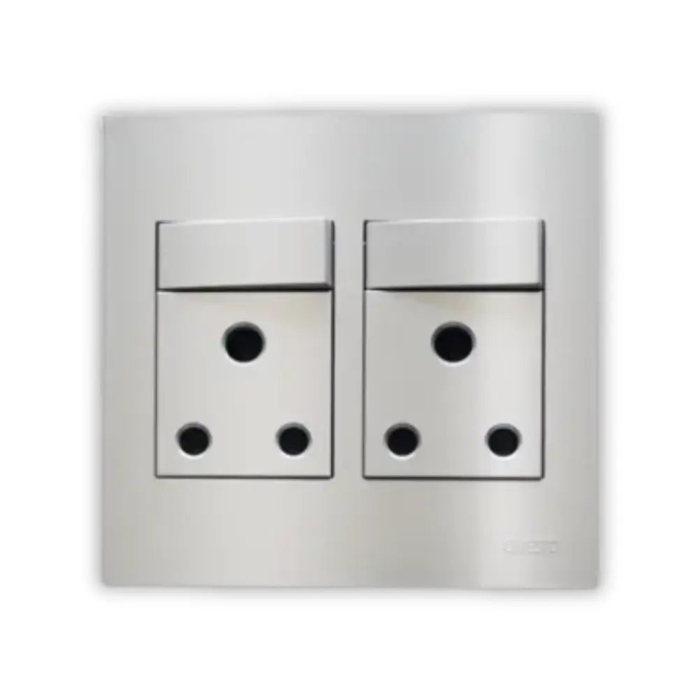 Onesto Matrix 4x4 Double Socket TM - Whitehouse Lighting And Electrical