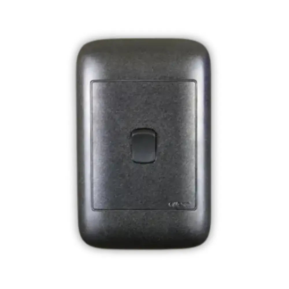 Onesto Oracle 4x2 1Lever 1Way SWI Black - Whitehouse Lighting And Electrical