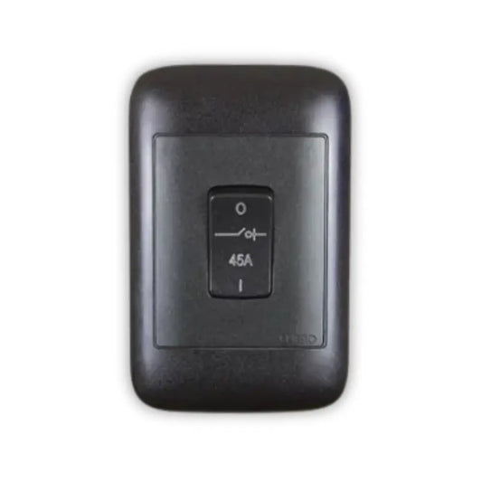 Onesto Oracle 4x2 45A Isolator Black - Whitehouse Lighting And Electrical