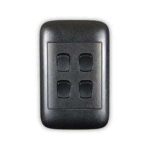 Onesto ON2041BK Oracle 4x2 4 Lever 1 Way Black Switch
