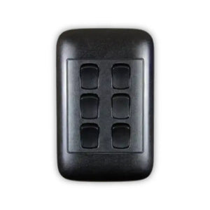 Onesto ON2061BK Oracle 4x2 6 Lever 1 Way Black Switch