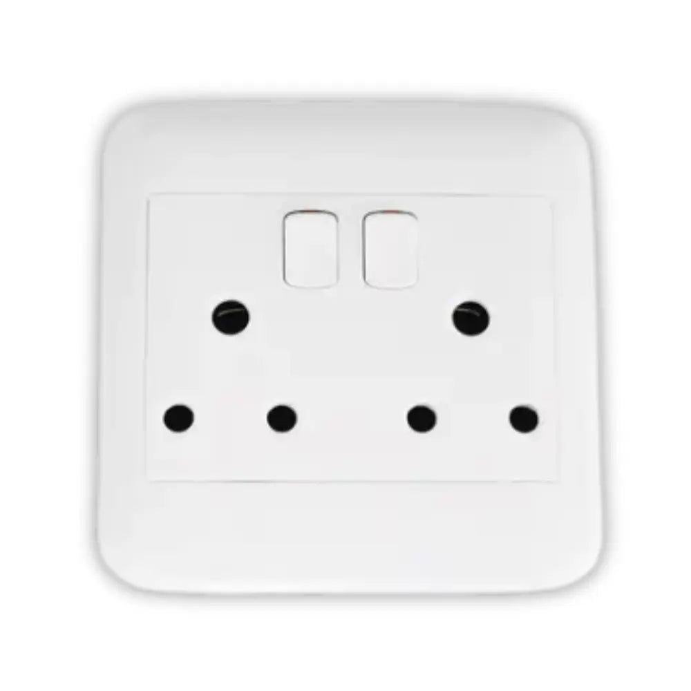 Onesto Oracle 4x4 Double SWI Socket - Whitehouse Lighting And Electrical