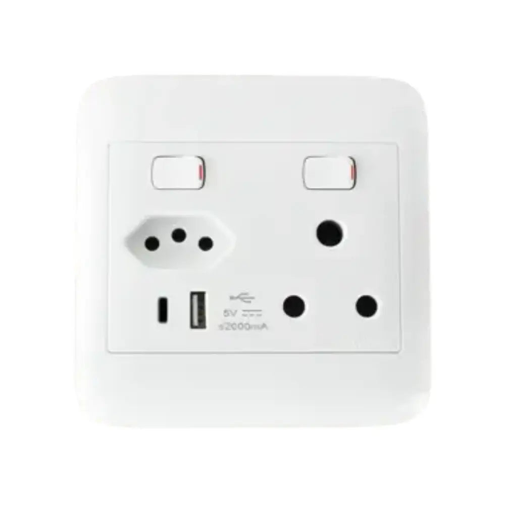 Onesto Oracle 4x4 Single + Euro + USB + Type C - Whitehouse Lighting And Electrical