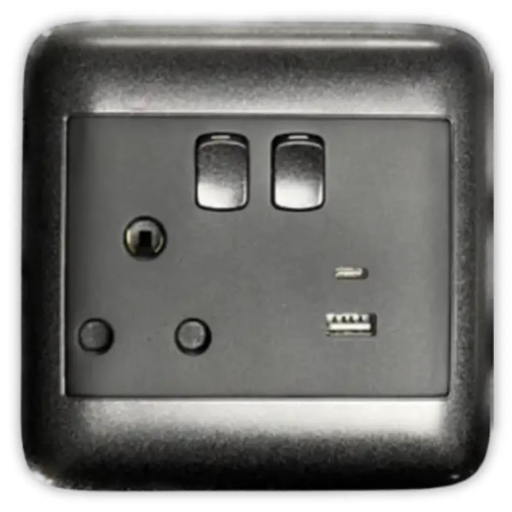 Onesto Oracle 4x4 Single + Euro+ USB + Type C - Whitehouse Lighting And Electrical