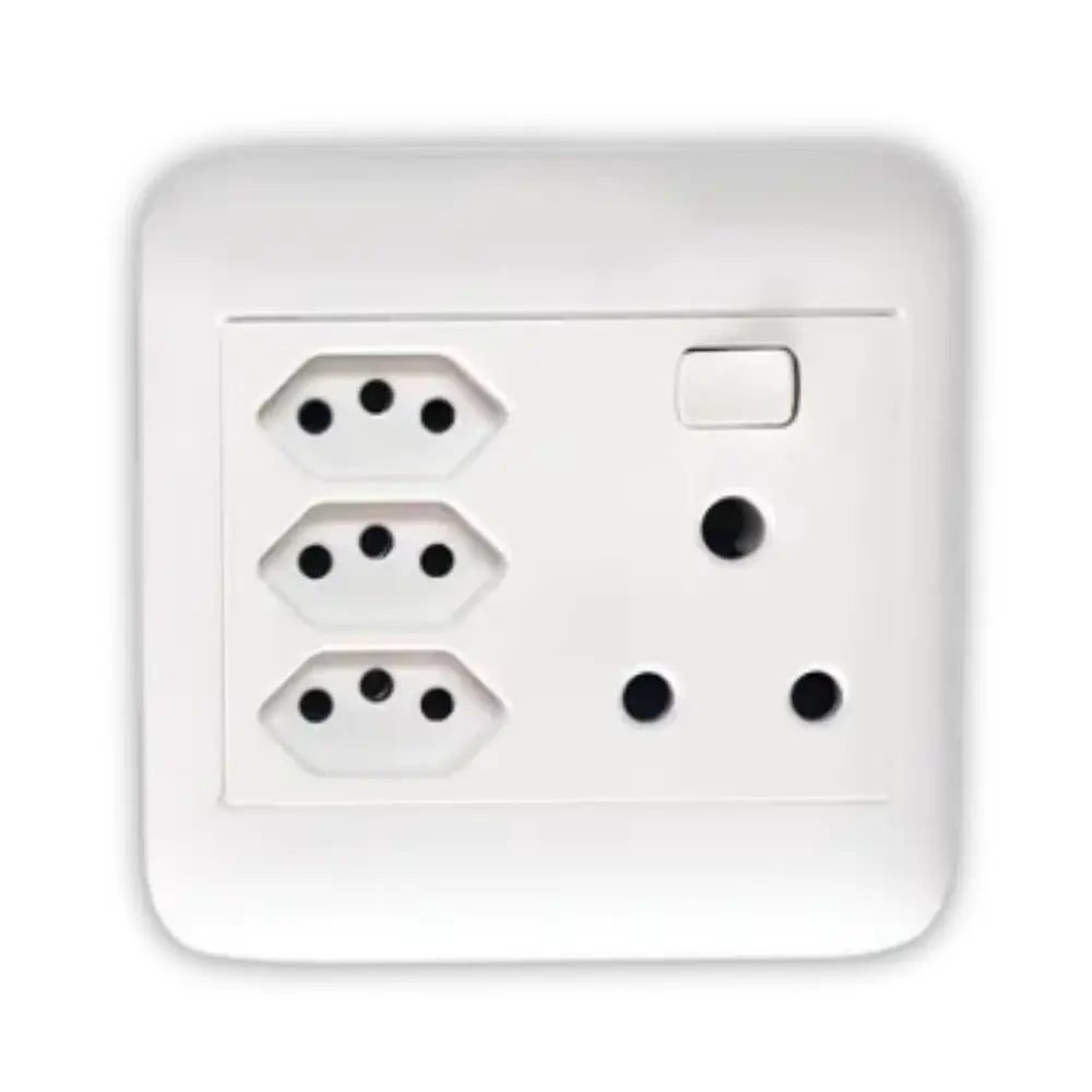 Onesto Oracle 4x4 Socket + 3 Euro - Whitehouse Lighting And Electrical