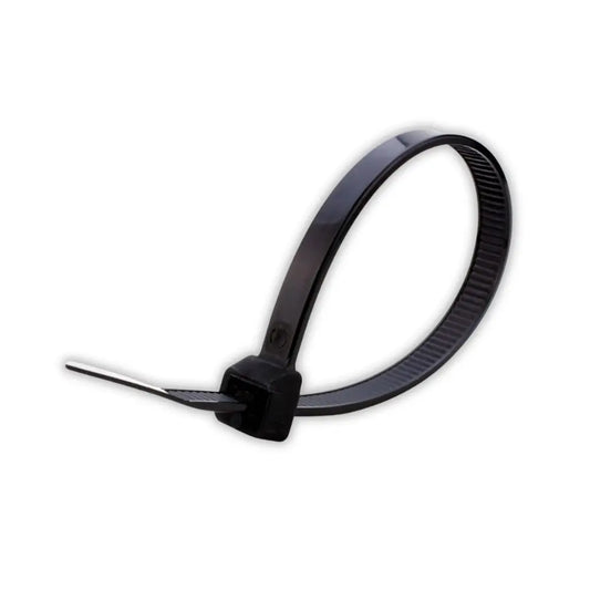 Whitehouse Lighting And Electrical MCE 300MMx4.8MMx1.25MM Black Cable Ties  MCE