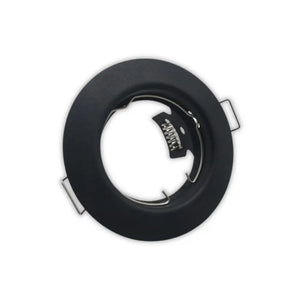 O Lite PVC Black Downlight Fitting