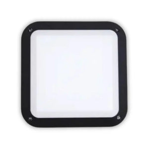O Lite Outdoor Square White Bulkhead Light