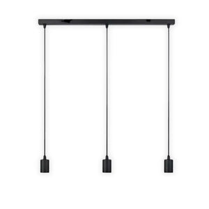 O Lite E27 Black Pendant Light