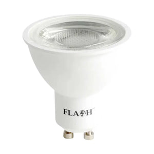 Flash 6W GU10 3000K Clear LED Bulb