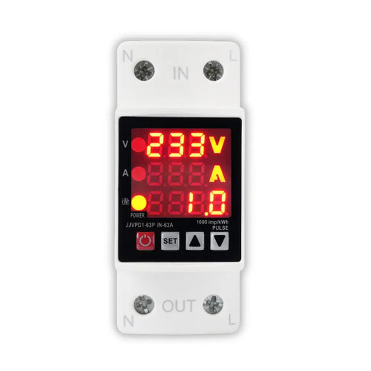 Lear 2P 63A Voltage With KWH Protection - Whitehouse Lighting And Electrical