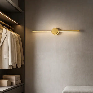 Brightstar WB198 LED Gold Wall Light