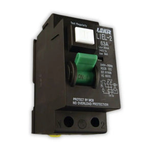 Lear 63A 2 Pole Samite Earth Leakage Circuit Breaker