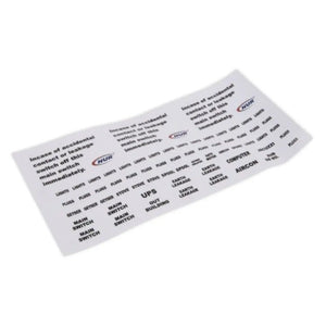 NUR Label Sheet
