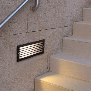 Starlit Aluminium Black Footlight